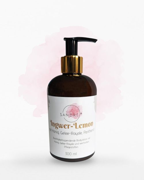 Ingwer-Lemon Lotion in Spenderflasche
